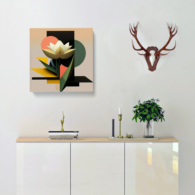Modern Wall Art - Wrapped Canvas, 35cm H x 35cm W x 3cm D