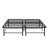 Metal Mattress Foundation Full Bed Frame - Black, Strong And , Supports Effectively, No Box Spring Needed, Has Ample Under Storage Size Construction For Durability, Great Support, Extra Storage, Easy-1230056045