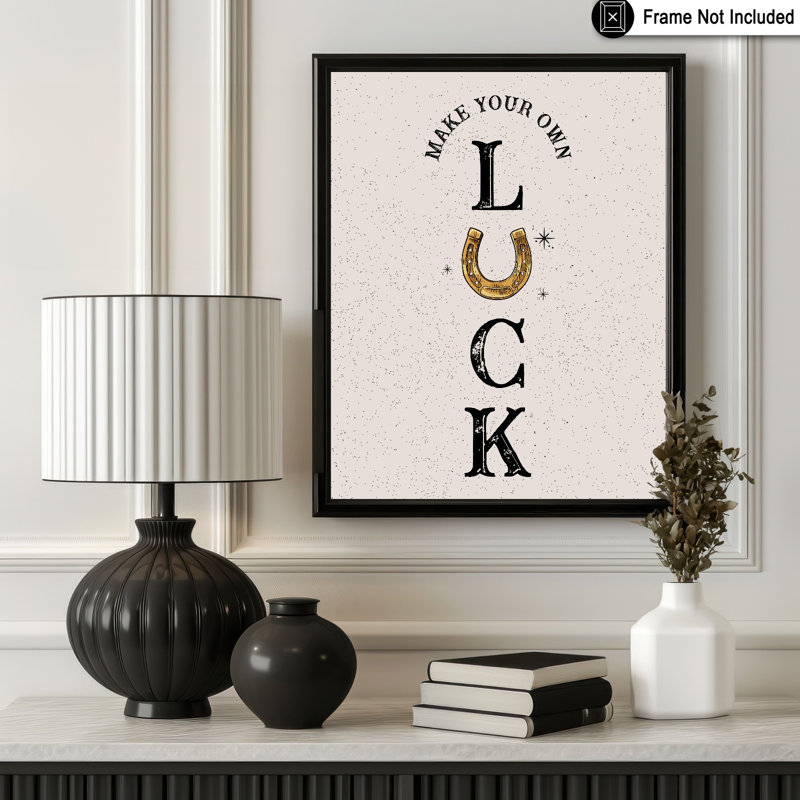 Faites votre propre chance, Unframed, Poster, 08"H x 10"W