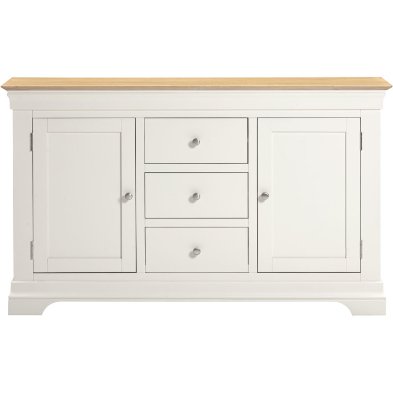 Adaleya 2 Door 3 Drawer Sideboard, Ivory