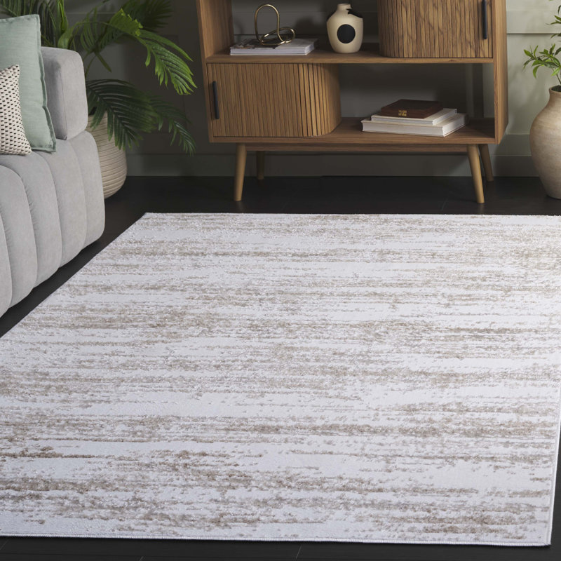 Tapis ivoire / beige Maya 122, Rectangle 5 pi 3 po x 7 pi 6 po