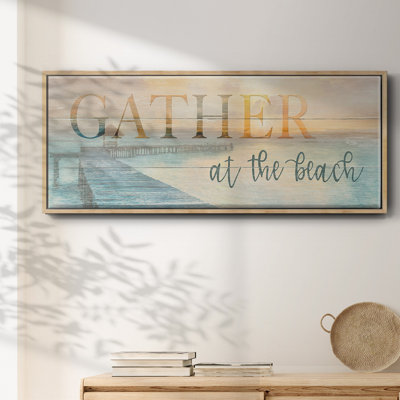 «Gather at», toile encadrée
