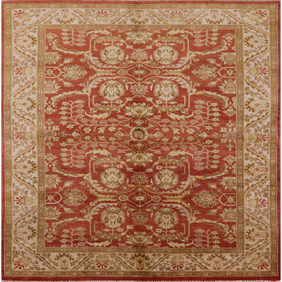 Tapis oriental rouge / beige