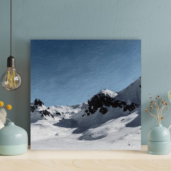 Loon Peak® Snow Mountain Under Blue Sky 1 - 1 Piece Square Graphic Art ...