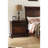 Contemporary Style Nightstand In Cherry With Drawer Storage For Bedroom Solid Wood Table And 2