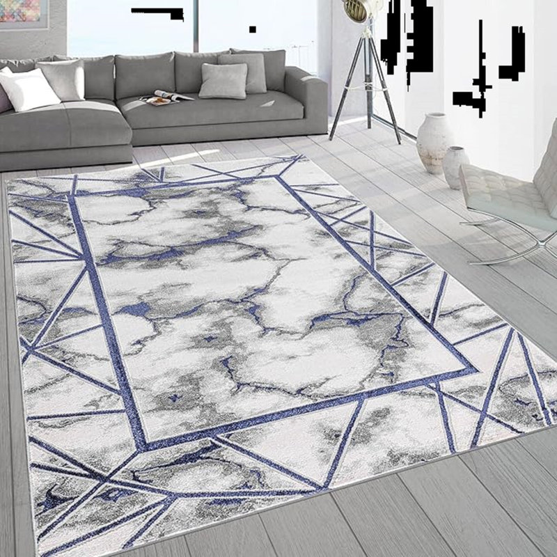 Abstract Area Rug, Rectangle 200 x 290 cm