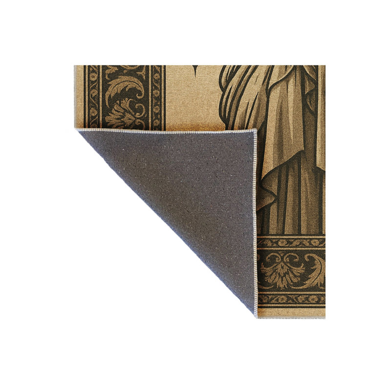 Tapis beige tissé Mosso, 6 pi 7 po x 9 pi 10 po