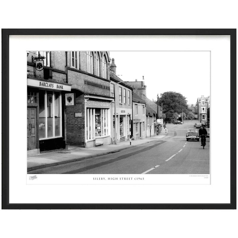 Sileby, High Street C1965 - Single Picture Frame Print, 43.5cm H x 53.4cm W x 2.3cm D