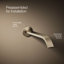 Components Wall-Mount Bathroom Sink Faucet Trim-309566901