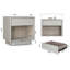 Table de chevet avec 2 tiroirs Waterhouse