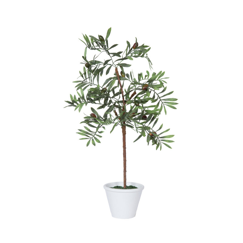 Olive artificielle 27 po en pot
