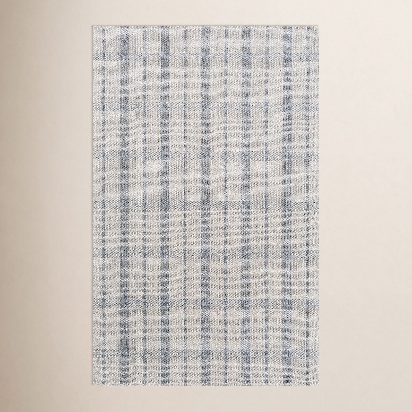 Louisa Hand-Woven Plaid Rug, Rectangle 8' x 10'