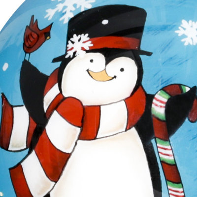 Ornement boule de pingouin n'importe où avec vous