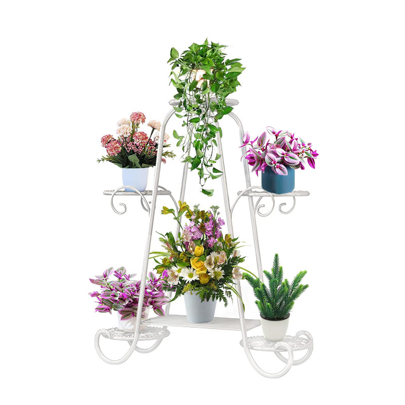 Plant Stand - Set of 6, White