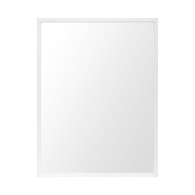 42" White Framed Bathroom Vanity Mirror
