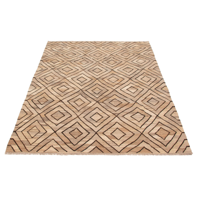 Kilim brun clair Sivas 6 pi 11 po x 9 pi 8 po