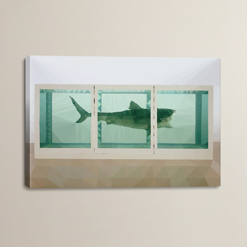 Impression sur toile tendue, "impossibilité physique de décès dans l’esprit d’un derezzed", H 12 po x l 18 po x P 1,5 po