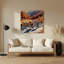 «Sports Cycling», art mural en métal brun-878650161