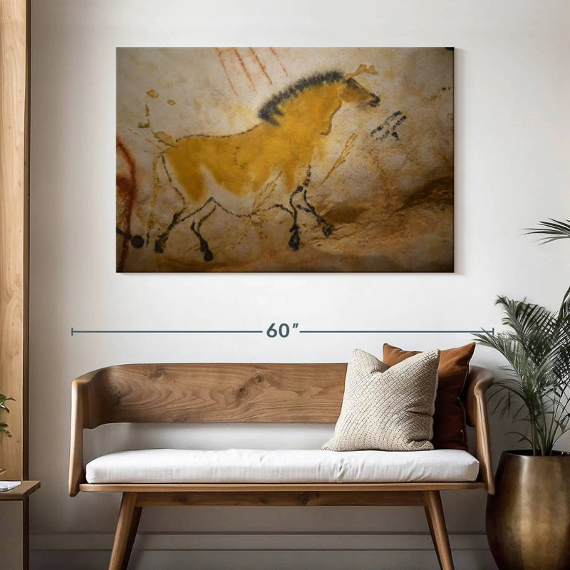 Keiri Cave Of Horses, 32" H x 48" W