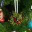 Ornement boule suspendue pailleté Mistletoe