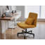 Chaise de bureau moderne, fauteuil de bureau d'ordinateur en lin-696757911