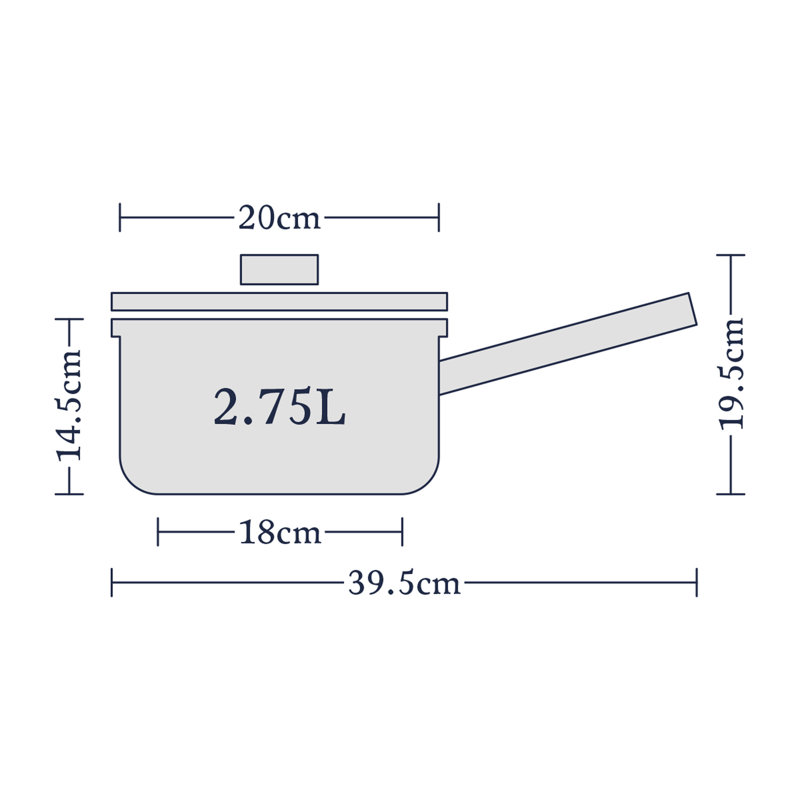 Stella, Flow - Draining Saucepan, 2.75 L