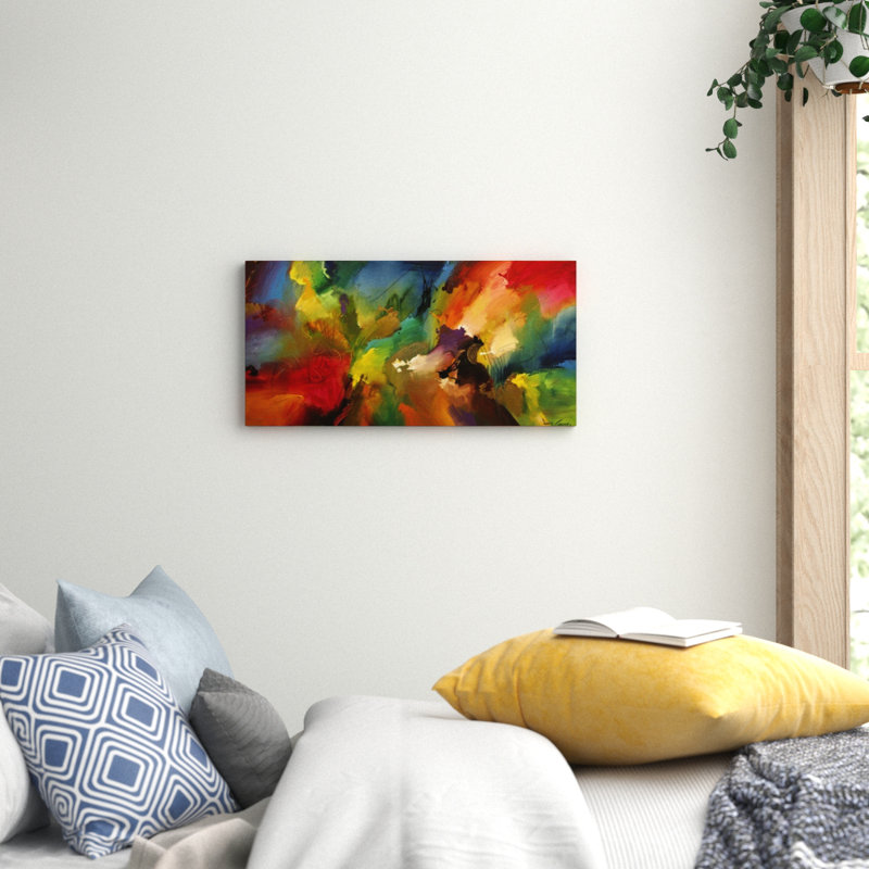" Cosmic Voyage 187 " by Jonas Gerard, 30 H x 60 W x 1.5 D, Canvas