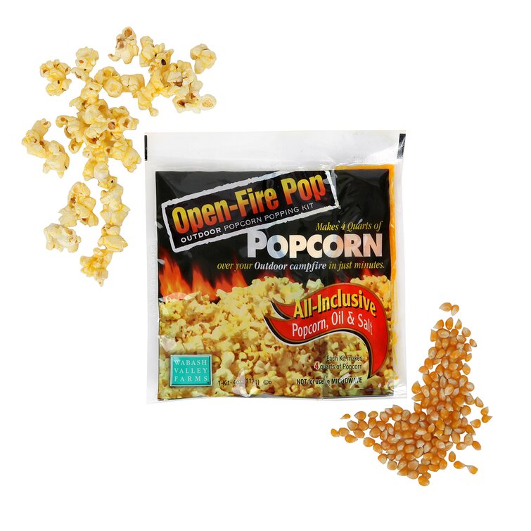Wabash Valley Farms 2.7 Oz. Open Fire Popcorn Popper Kit & Reviews