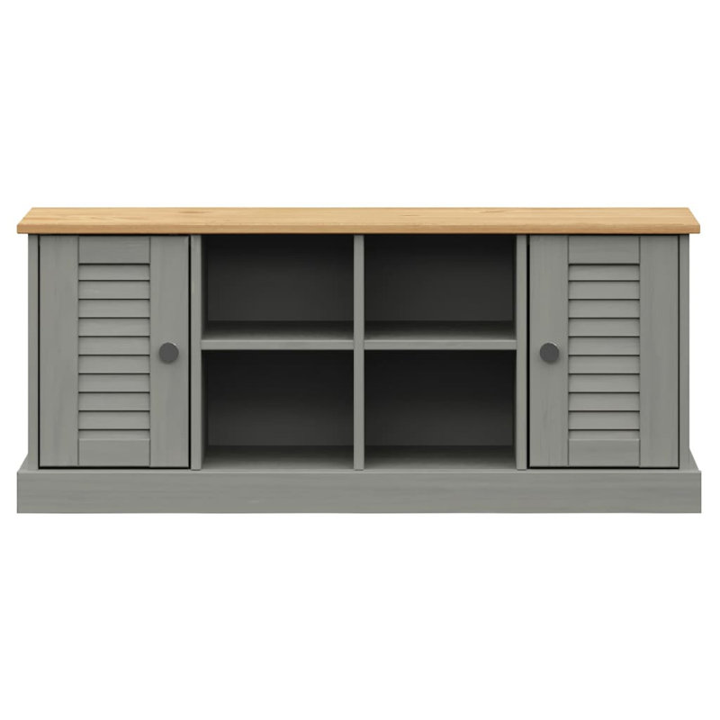 Banc à chaussures Vido VIGO, Gris / Brun