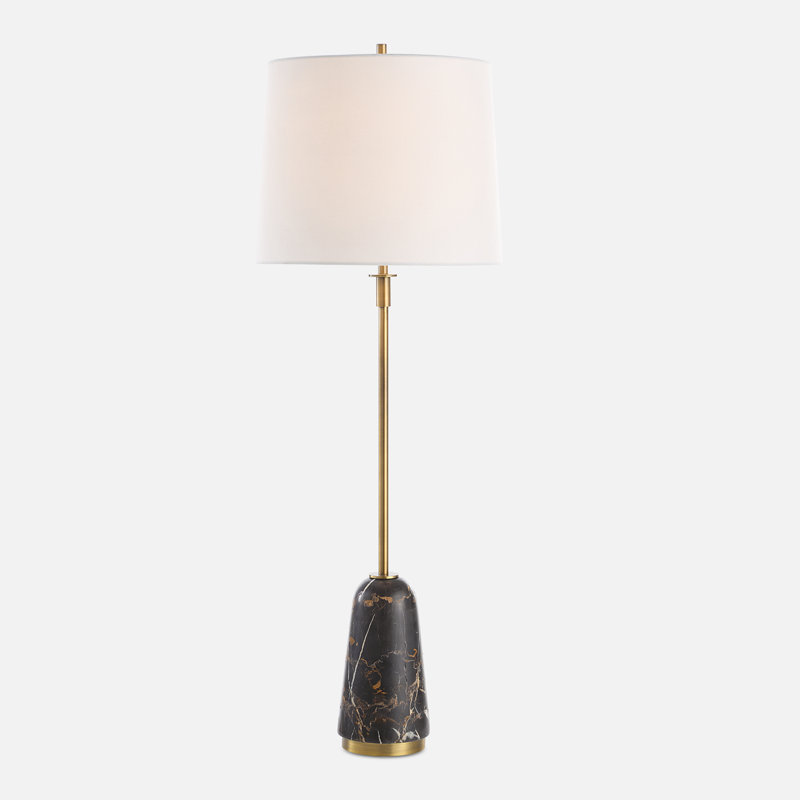 Lampe de buffet en marbre noir Hedgepeth