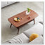 Rectangular Coffee Table with Solid Wood Top