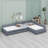  Wooden Daybed With Trundle and Drawer-1606682442