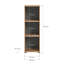 Kituku 122 H x 40 W Bookcase