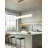 LumenAria - Medley 48" LED Linear Pendant - Faux Alabaster Shade-1407895709