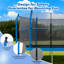 Trampoline de 14 pi avec échelle et filet d'enclos pour enfants et adultes, trampoline d'extérieur robuste de 14 pi pour la cour