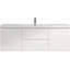 Meuble-lavabo simple 59,0 po avec plateau en résine Shivon