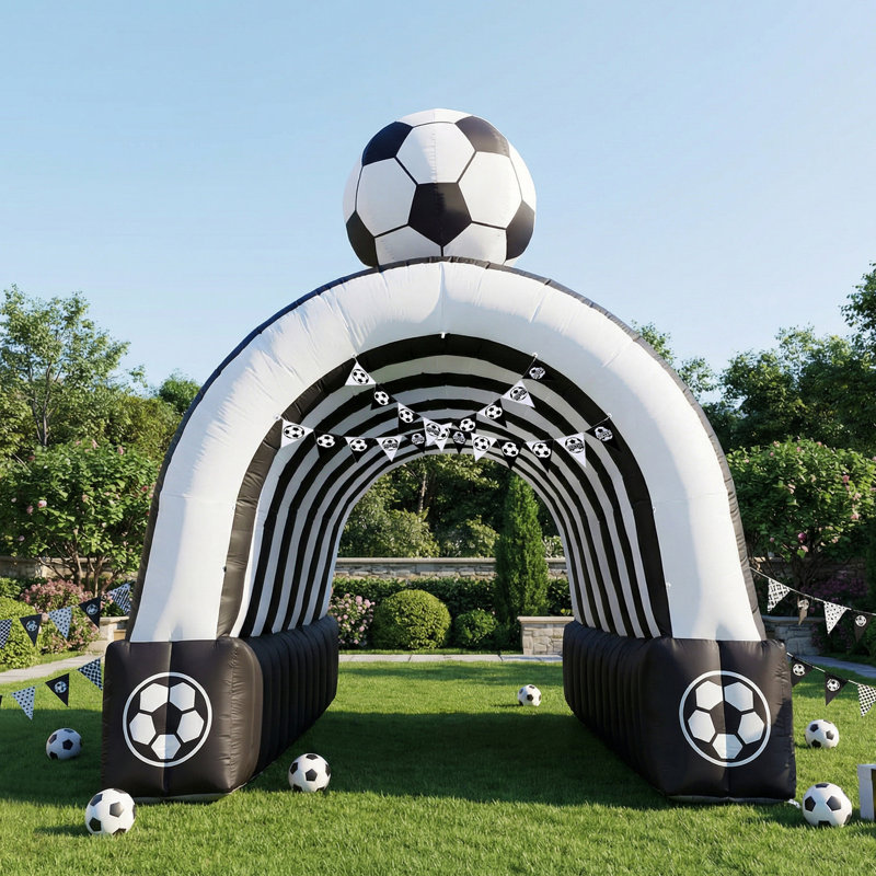 Wellcomer Inflatable Sports Tunnel - Soccer