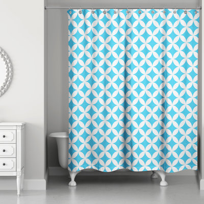 Leighann Geometric Shower Curtain