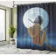 Rideau de douche à simple espace dans le rideau de douche sky moon-22028870