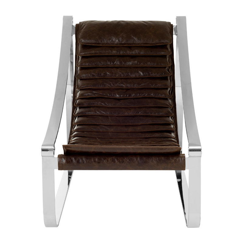 Fauteuil en cuir Murray