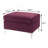 Accent Rectangle Ottoman（ONLY ONE OTTOMAN)-1169997039
