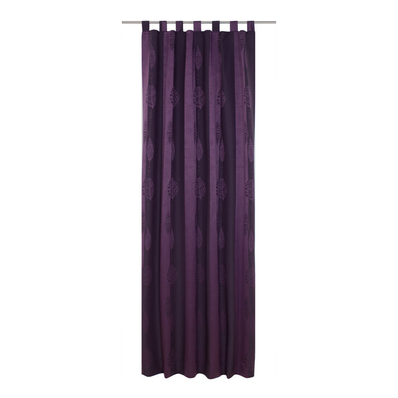 Pelletier Room Darkening Curtain Single Panel, Beige, 135cm Width x 245cm Drop
