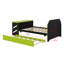 Lit de jour en bois avec couchette, bureau et port USB-1322351533