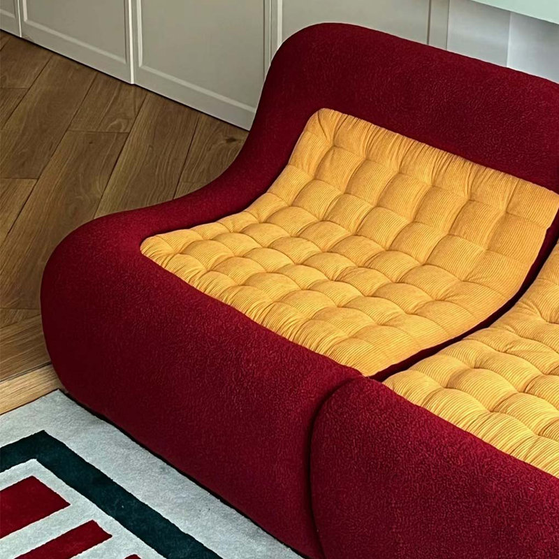 Creative Color Collision Modular Sofa, 3, 29.92'' H x 98.43'' W x 33.46'' D