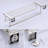24 in Wall Mounted Towel Rack Double Towel Bars Stainless Steel in Brushed Nickel-89600585-116787803