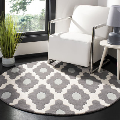 Carolene Hand Tufted Wool Geometric Rug