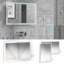 Selfridge Glass Flat Wall Mirror