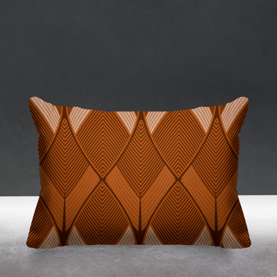 Abstract Leafs Autumn/Fall Indoor/Outdoor Throw Pillow