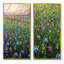 «Vibrant Colorful Field of Wildflowers IV», ensemble de 2 peintures sur toiles-17555331-17555335