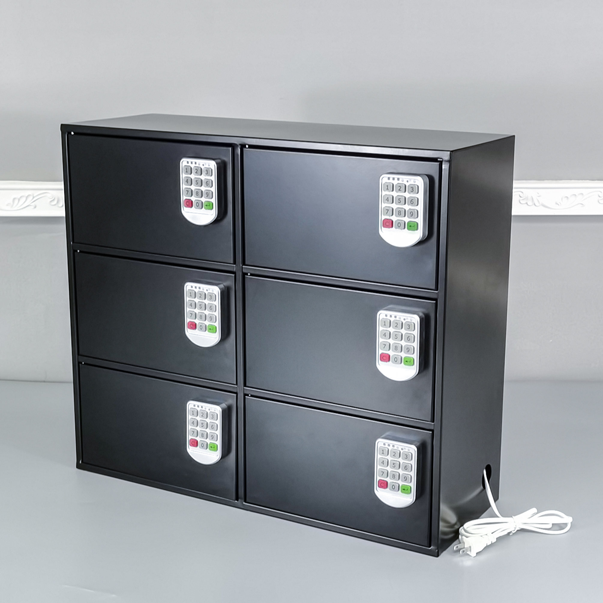 FixtureDisplays 23 Slot Usb Cellphone Locker Storage Charging